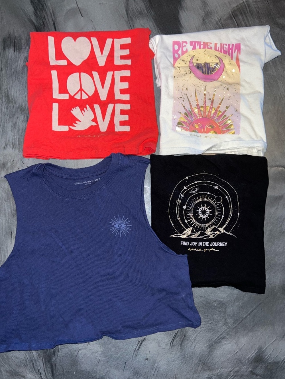Spiritual Gangster Callie Crop Tank Lot - Sz Medium - Picture 2 of 7